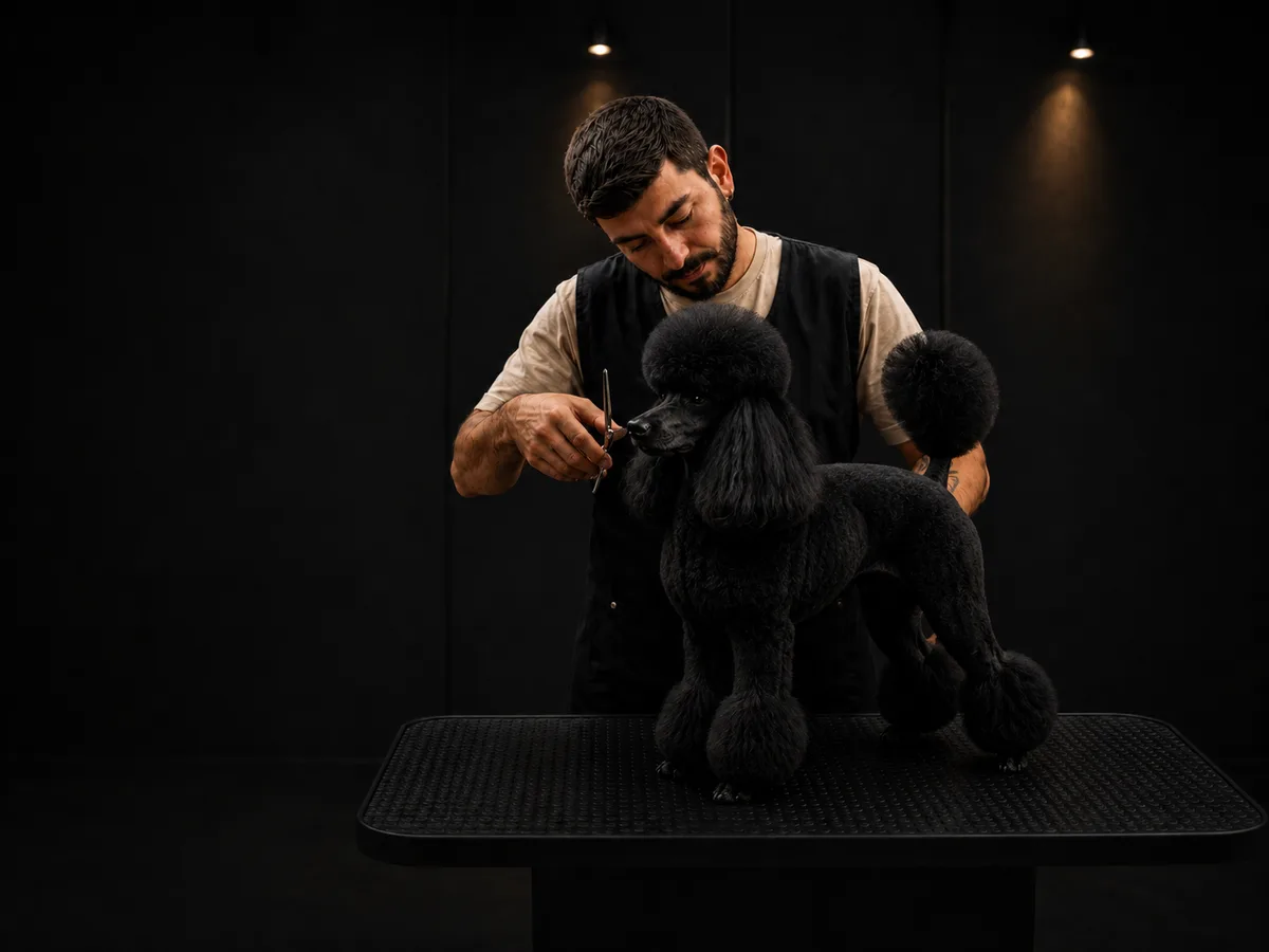 PawArt salonunda profesyonel pet grooming uygulaması